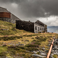 Buy canvas prints of Abandoned buildings, Dinorwig, North Wales by Liz Withey