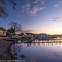 Buy canvas prints of Sunset at Waterhead by Liz Withey