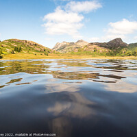Buy canvas prints of Swimmer's View, Blea Tarn by Liz Withey
