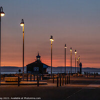 Buy canvas prints of The Stone Jetty, Morecambe by Liz Withey