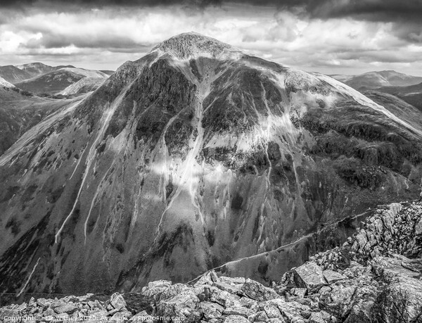 Great Gable, Lake District  Picture Board by Liz Withey