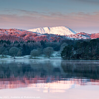 Buy canvas prints of Morning, Windermere by Liz Withey