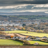 Buy canvas prints of Autumn, Carnforth by Liz Withey