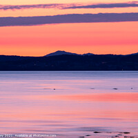 Buy canvas prints of Sunset detail Morecambe Bay by Liz Withey