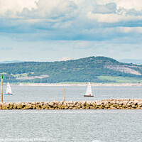 Buy canvas prints of Sailing, Morecambe Bay by Liz Withey
