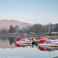 Buy canvas prints of Waterhead, Windermere by Liz Withey