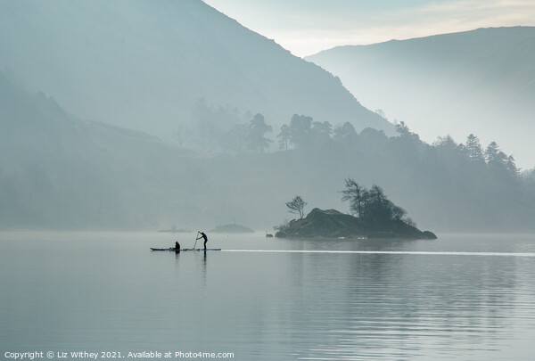 Morning, Ullswater Picture Board by Liz Withey