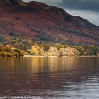 Buy canvas prints of Ullswater, Autumn by Liz Withey