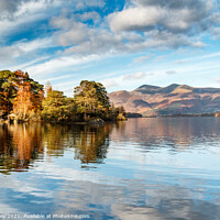 Buy canvas prints of Derwent Water by Liz Withey