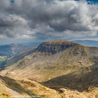 Buy canvas prints of St Sunday Crag from the route to Helvellyn by Liz Withey