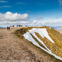 Buy canvas prints of Helvellyn Summit by Liz Withey