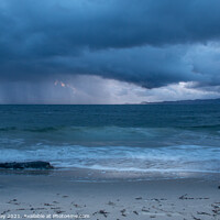 Buy canvas prints of Storm, Camusdarach by Liz Withey