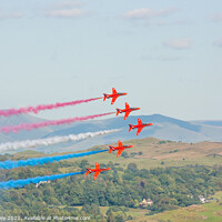 Buy canvas prints of Red Arrows, Lake District by Liz Withey