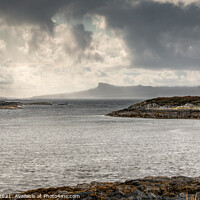 Buy canvas prints of Eigg from Arisiag by Liz Withey