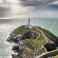 Buy canvas prints of South Stack, Angelsey by Liz Withey