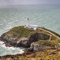 Buy canvas prints of South Stack, Angelsey by Liz Withey