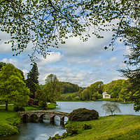 Buy canvas prints of Stourhead House Gardens by Terry Lucas