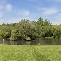 Buy canvas prints of Braunstone Park, Leicester by Andy Morton