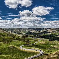 Buy canvas prints of The Winding Road by Andy Morton