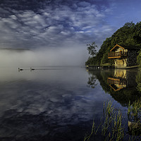 Buy canvas prints of Swan Lake. by Craig Breakey