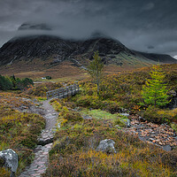Buy canvas prints of Buachaille Etive More view point. by Craig Breakey