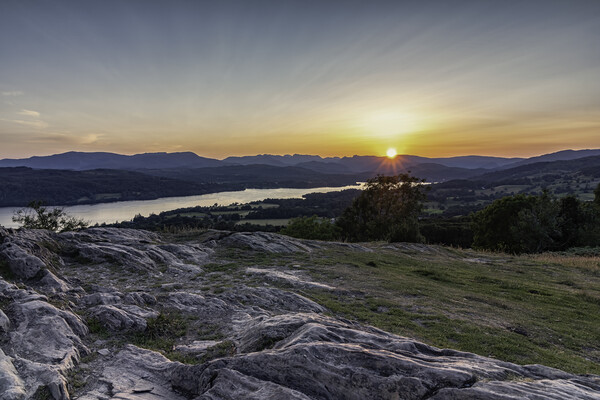 Majestic Sunset View at Orrest Head Picture Board by James Marsden