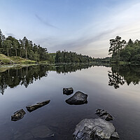 Buy canvas prints of Serenity at Tarn Hows by James Marsden