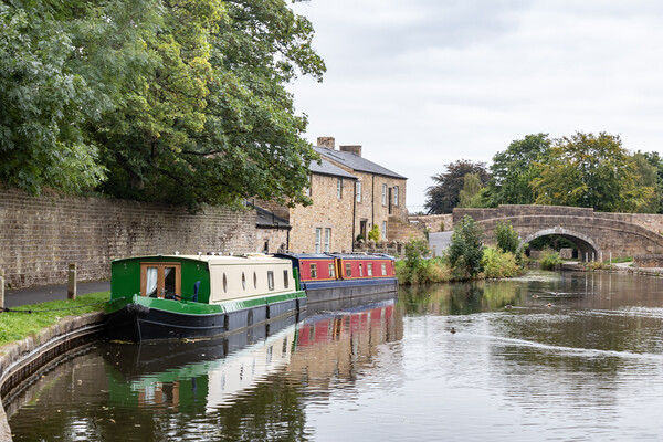 Lancaster canal Scene Picture Board by James Marsden