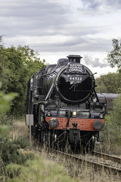 LMS 44932 Steam train Picture Board by James Marsden