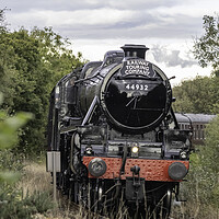 Buy canvas prints of LMS 44932 Steam train by James Marsden