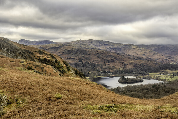 View from Loughrigg fell Picture Board by James Marsden