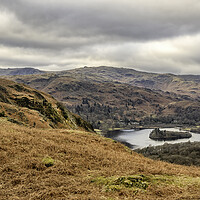 Buy canvas prints of View from Loughrigg fell by James Marsden
