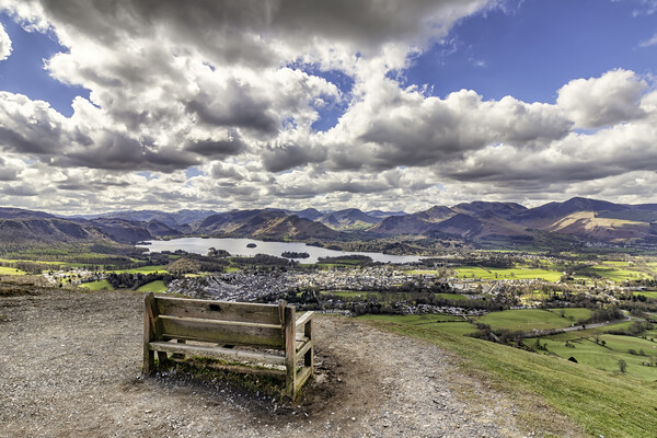 Majestic View of Keswick Picture Board by James Marsden