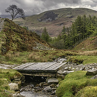Buy canvas prints of Majestic Loweswater Bridge by James Marsden