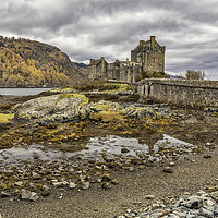 Buy canvas prints of Eilean Donan from the side by James Marsden