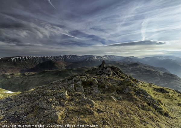 Majestic Ullswater Mountain Vista Picture Board by James Marsden