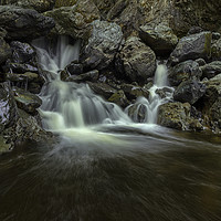 Buy canvas prints of Lodore Falls  by James Marsden