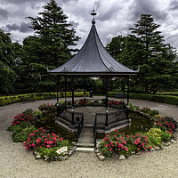 Buy canvas prints of The Enchanting Octagonal Bandstand by James Marsden
