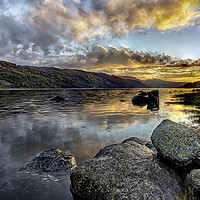 Buy canvas prints of Sunset over Loch Sunart by James Marsden