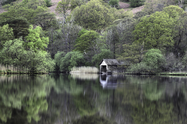 Serenity on Rydal Water Picture Board by James Marsden
