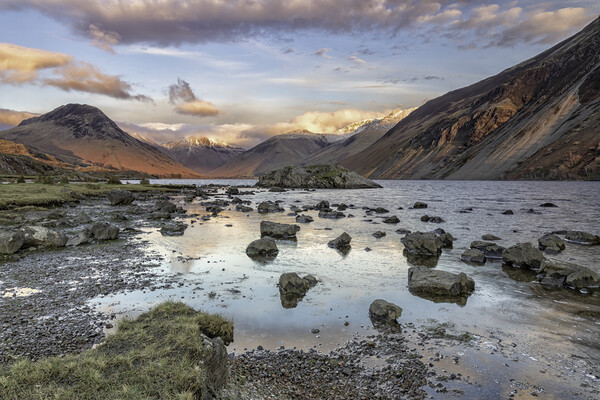 Majestic Sunset over Wastwater Picture Board by James Marsden