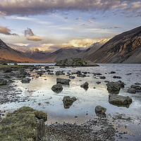 Buy canvas prints of Majestic Sunset over Wastwater by James Marsden