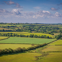 Buy canvas prints of Lincolnshire Wolds by Gill Kennett