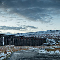 Buy canvas prints of Ribblehead Viaduct Sunset by Nigel Smith
