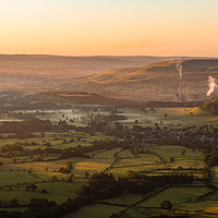Buy canvas prints of Hope Valley Sunrise by Nigel Smith