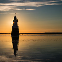 Buy canvas prints of Plover Scar Lighthouse by Nigel Smith