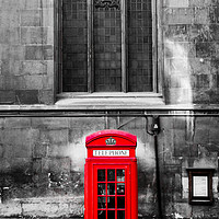 Buy canvas prints of London Telephone Box by Ed Alexander
