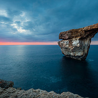 Buy canvas prints of Azure Window Sunset Malta by Ed Alexander