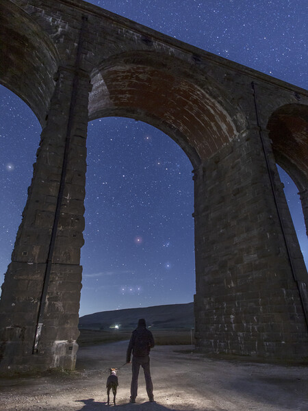 The magic of the night, Ribblehead Picture Board by Pete Collins