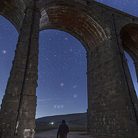 Buy canvas prints of The magic of the night, Ribblehead by Pete Collins